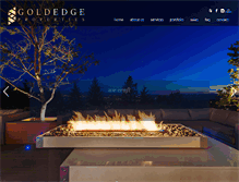 Tablet Screenshot of goldedgeproperties.com